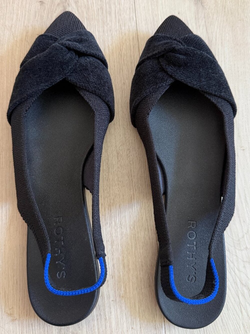 Rothy's The Twist Point Slingback Flats - Size 8.5